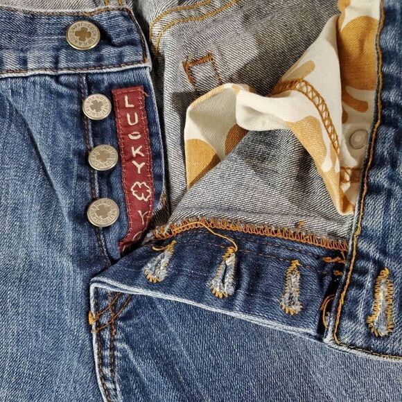 Lucky Brand Sz 8/29 Stretch Easy Rider Denim Capri - Picture 7 of 12